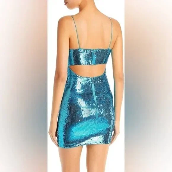 Alice and Olivia Nelle Mini Dress Size 4 - See Detailed Pictures - Picture 6 of 16